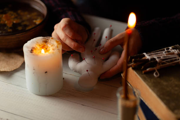 A professional spellcaster performing a love ritual in Boston, USA