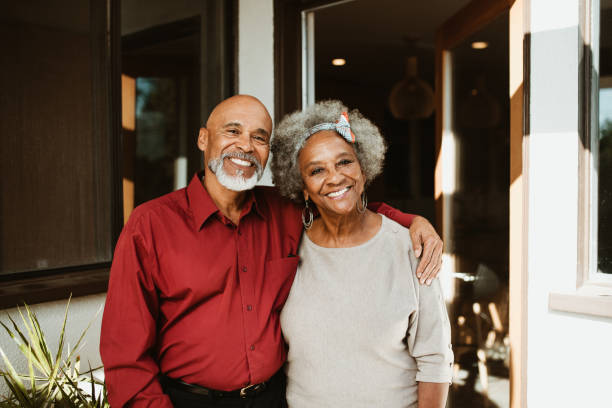 An Elderly Black Couple Smiling After Using Best Love Spells Magic in Sydney