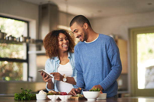 A Couple cook together after using our best love spells in Sydney