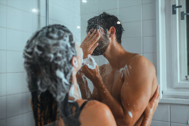 A Couple Shower Together. Love Spell Symptoms