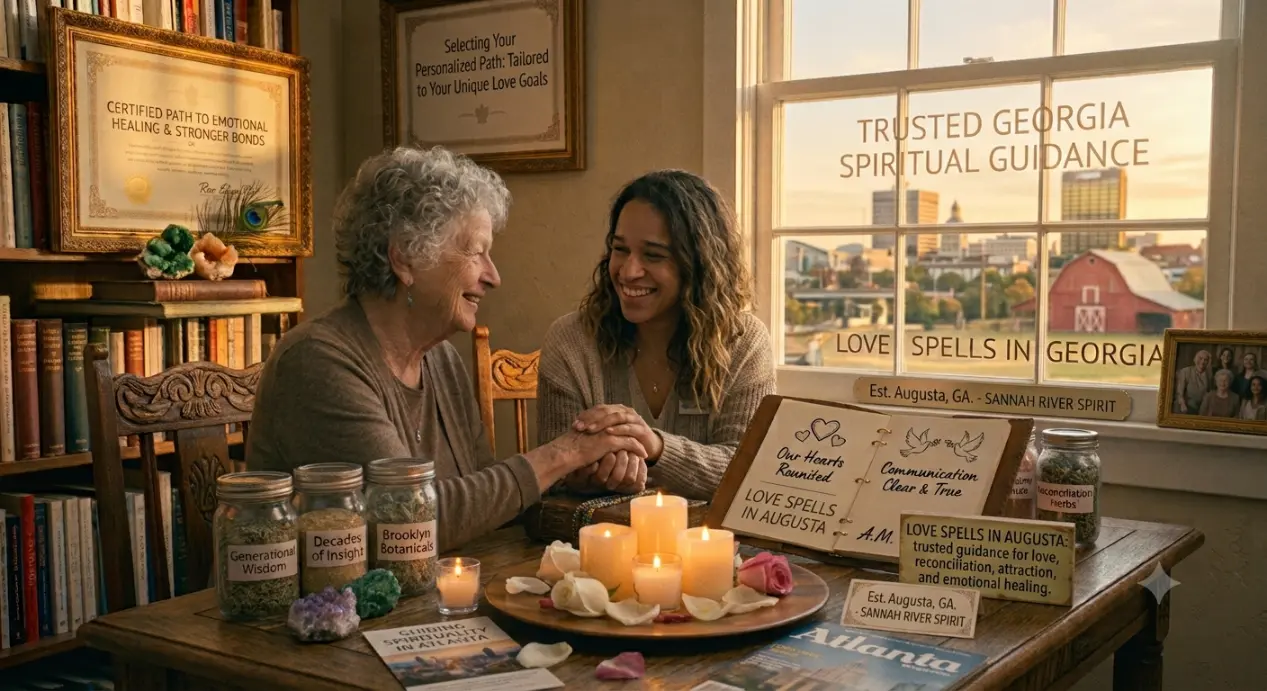 Love Spells In Augusta for relationship healing and spiritual guidance