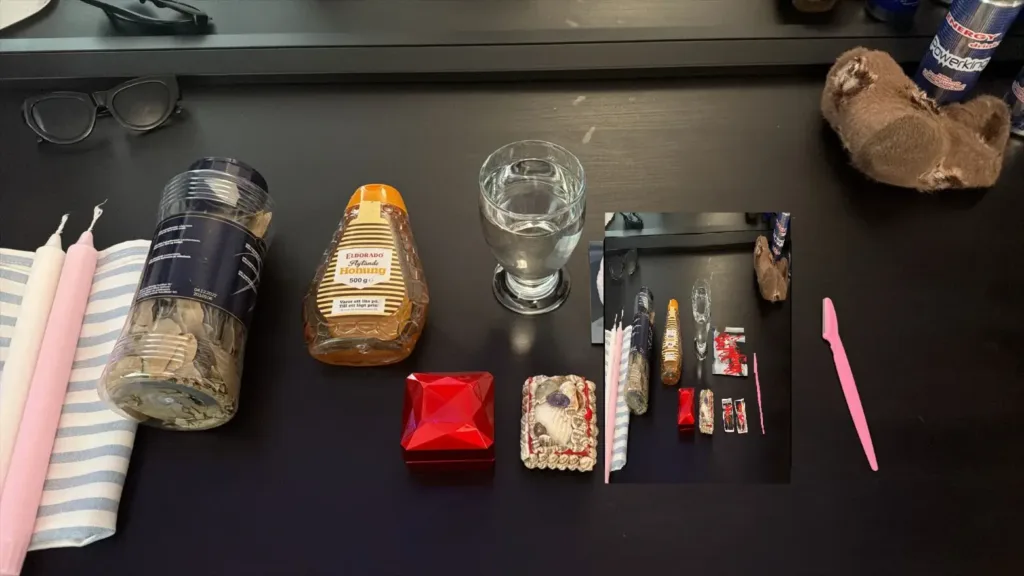 Obsession Curse: Signs, Symptoms, Effects, and How to Break One 2 Obsession curse traditional altar ritual setup with a blade and candles