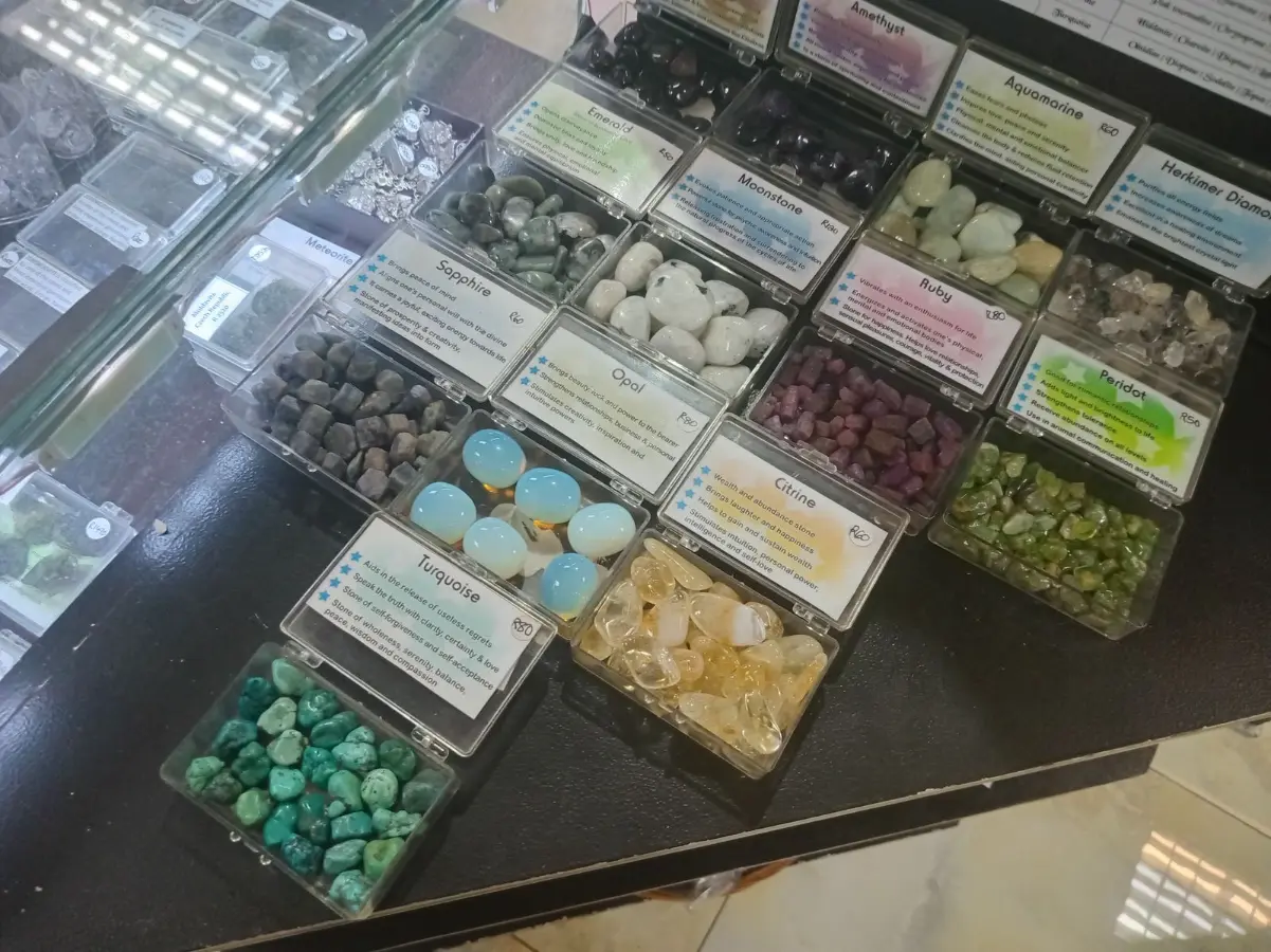 Traditional protective crystals used for daily spiritual protection and auric shielding