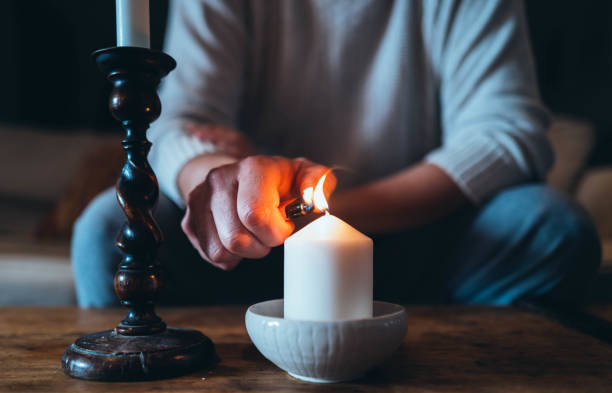 Protection from Evil Spells 16 White candle used in Protection from Evil Spells to shield against negative energy