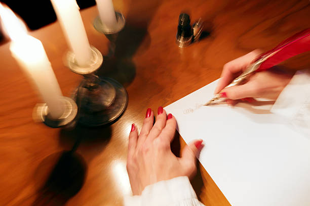 Divorce Ritual Ideas 6 Writing a letter to release emotions during a divorce ritual.