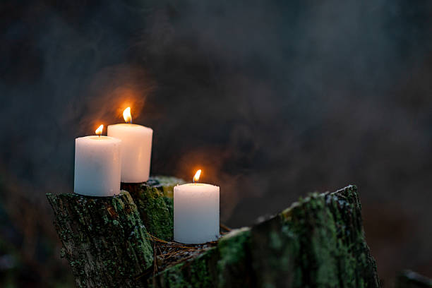Best Psychic in Australia 8 3 White candles burning. Best Psychic in Australia