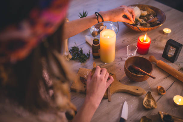Powerful Spell Caster 2 Best love spell caster preparing love ritual with red candles