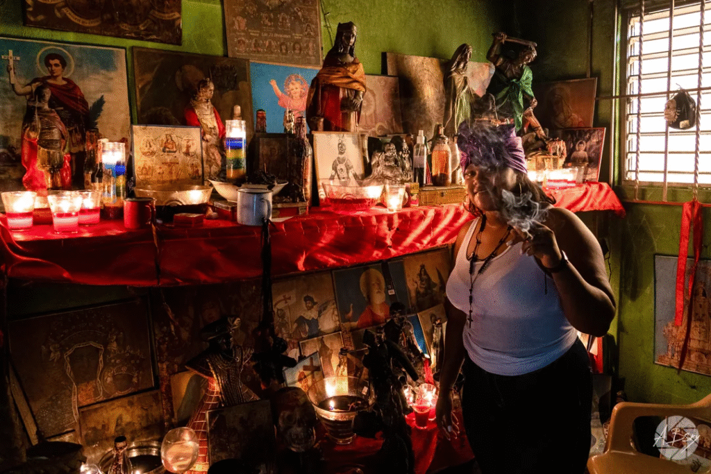 Best Spell Caster in USA 2 Close-up of voodoo altar for fast love spells in USA