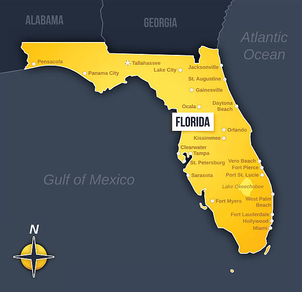 Best Love Spells in Florida 8 Florida map + Love Spells in Neighboring States