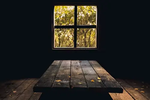 Love Spells Without Ingredients: Simple Tool-Free Rituals You Can Try at Home 6 empty table in the house to represent simple ex back spells that actually work without candles