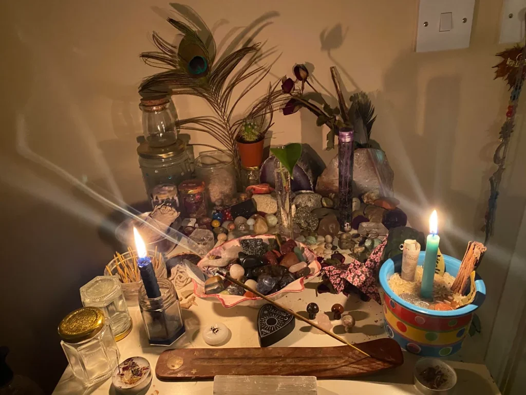 Best Spell Caster In California For Honest Spiritual Guidance 8 Batha, the best spell caster in California, performing a love spell ritual under blood moon in Los Angeles