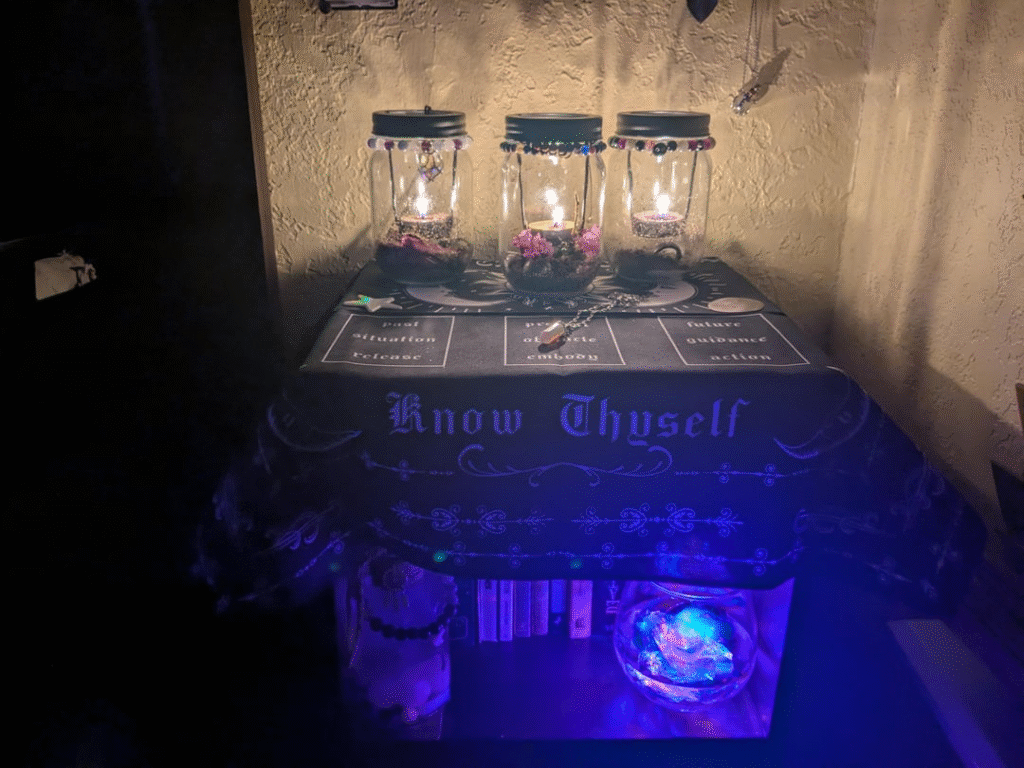 Magic Love Spells That Work 2 Magic Love Spells That Work: Batha performing a personalized love spell with candles and herbs to rekindle lost love ethically.