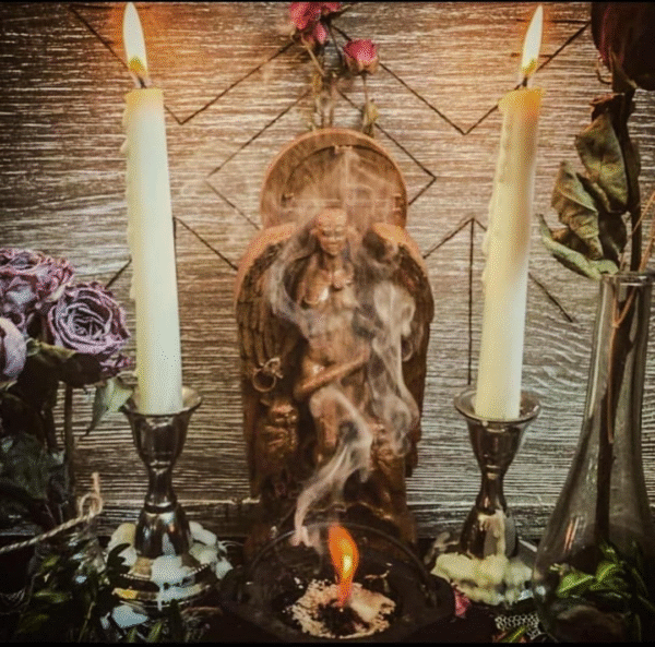 Black Magic Get Your Ex Back Black Magic Get Your Ex Back obsession ritual with candle, photo, and red thread