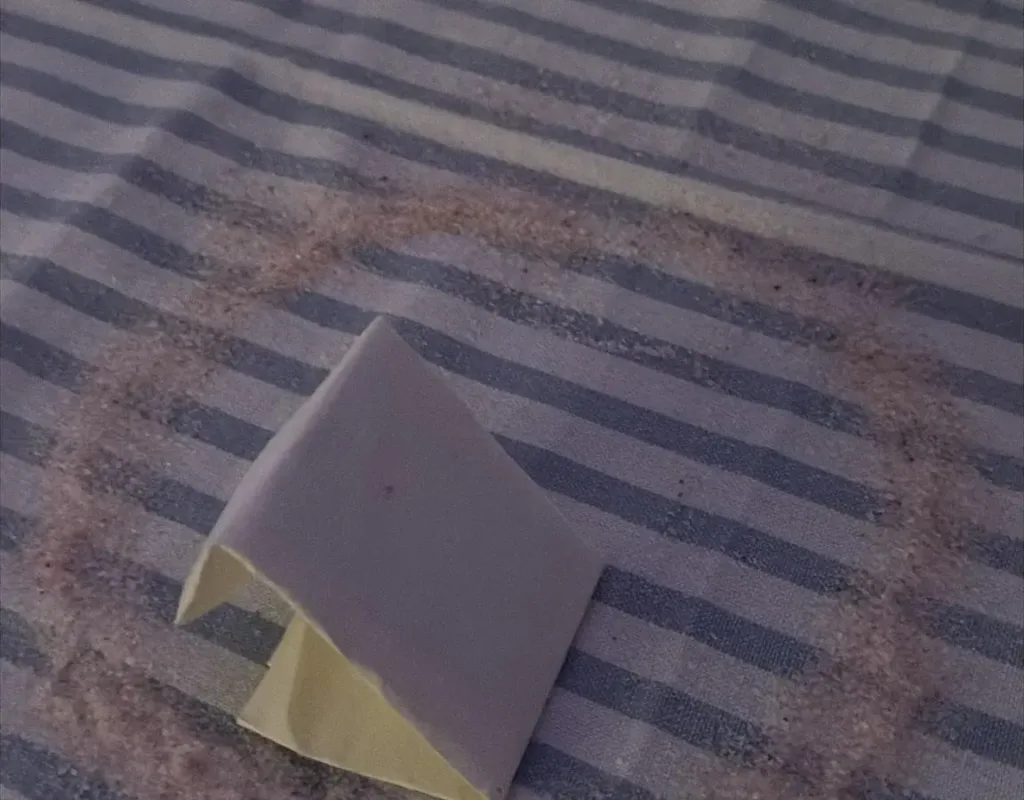 How to Get Witchcraft Off Me 2 A folded petition paper inside a protective salt circle for witchcraft removal