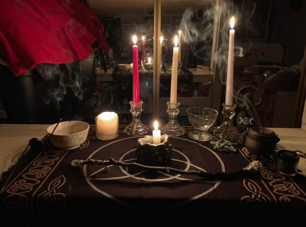 Best Love Spell in Switzerland 2 Swiss love spell ritual in Zurich Gold Coast with candles and symbols