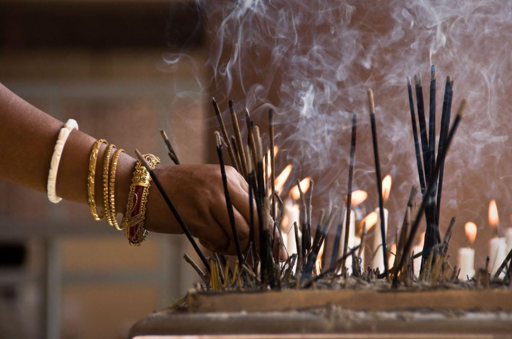 Practitioner Practicing Love Spells Witchcraft