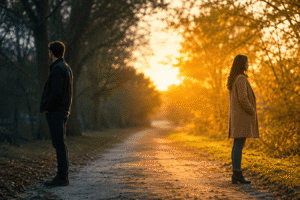 Relationship Reset Spell representing two partners beginning emotional healing and rebuilding their connection