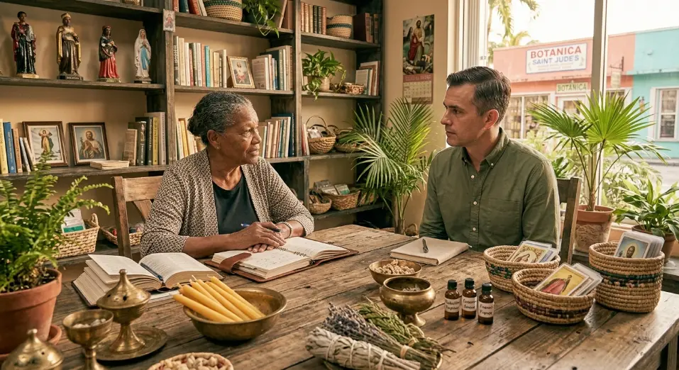 Private spiritual consultation in Miami focused on respectful guidance