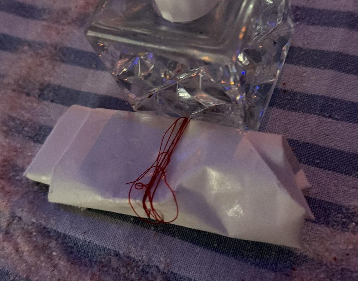Domination Magic: Complete Guide to Domination Spells 1 omination magic traditional altar ritual with white candle and red thread