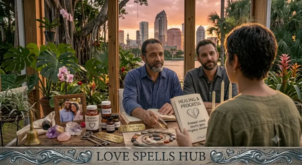Couple seeking spiritual guidance in the Tampa Bay area
