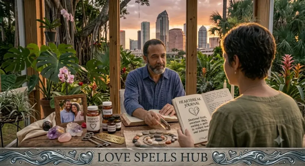 Person searching for Love Spells In Tampa after relationship difficulties