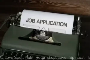 Powerful job spell for finding work and getting hired